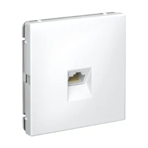 Компьютерная розетка RJ45 Cat6A ArtGallery, механизм, цвет белый